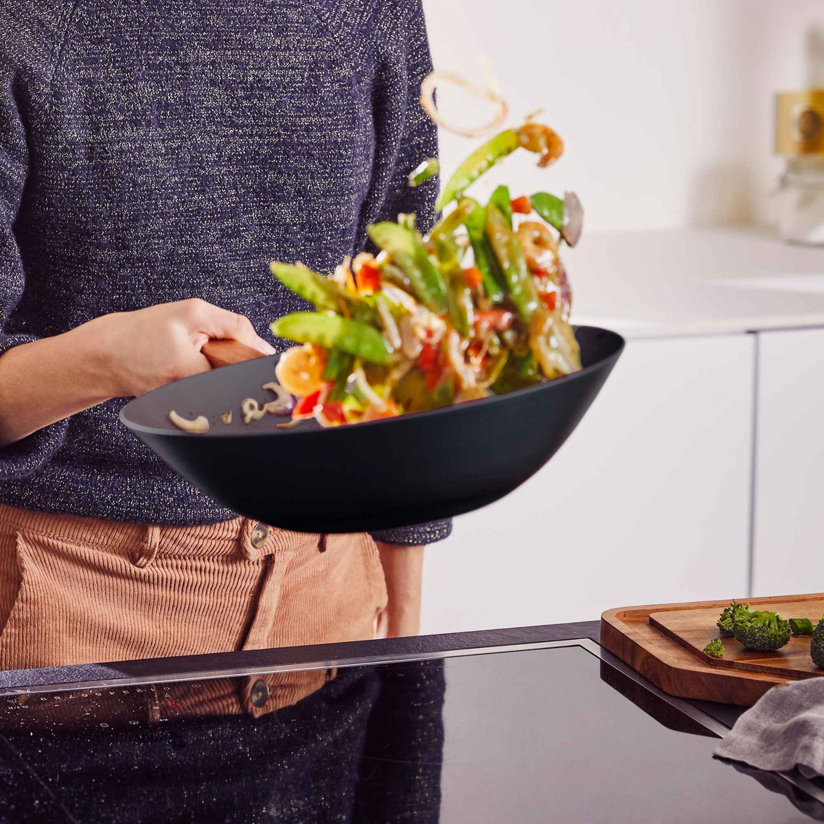 Carbon Steel Wok, 12"