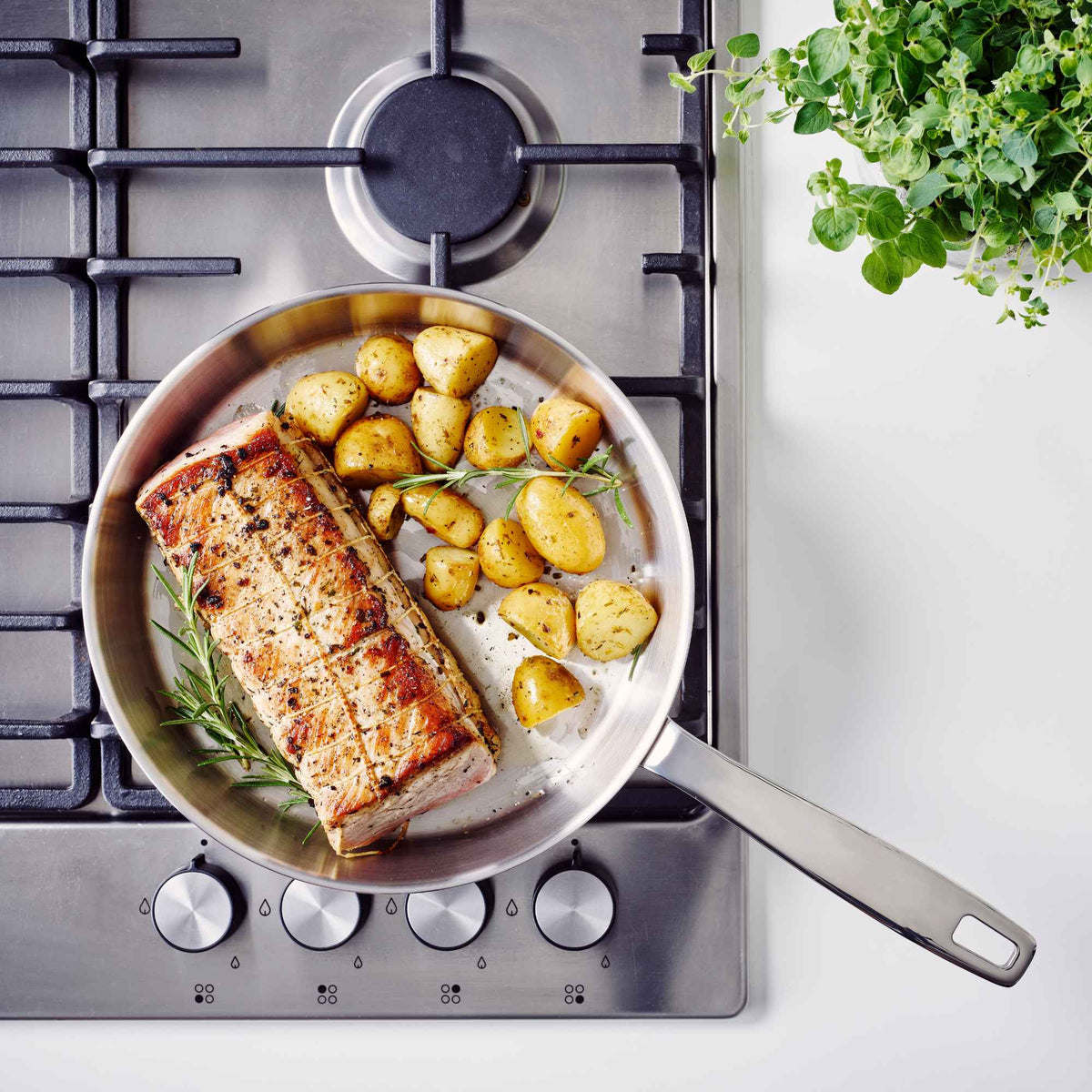 5-Ply Stainless Frying Pan