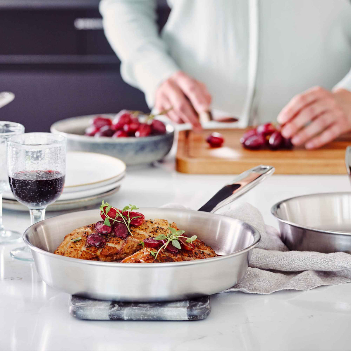 5-Ply Stainless Frying Pan