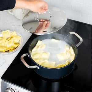 Ceramic Nonstick Stock Pot with Lid, 4.5-Qt
