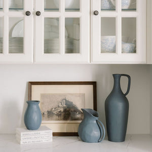 Warm Grey Aluminum Vase