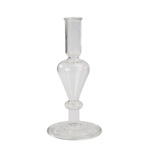 Etched Borosilicate Glass Bud Vases