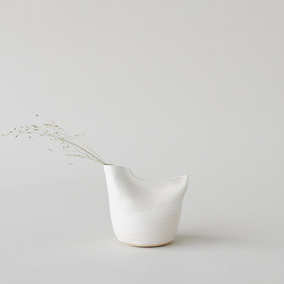 Bird Vase, White