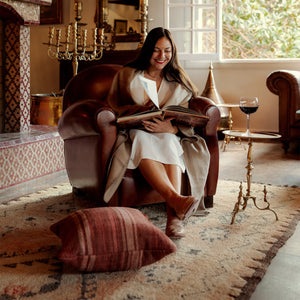 Riesi Handwoven Reversible Moroccan Pillow