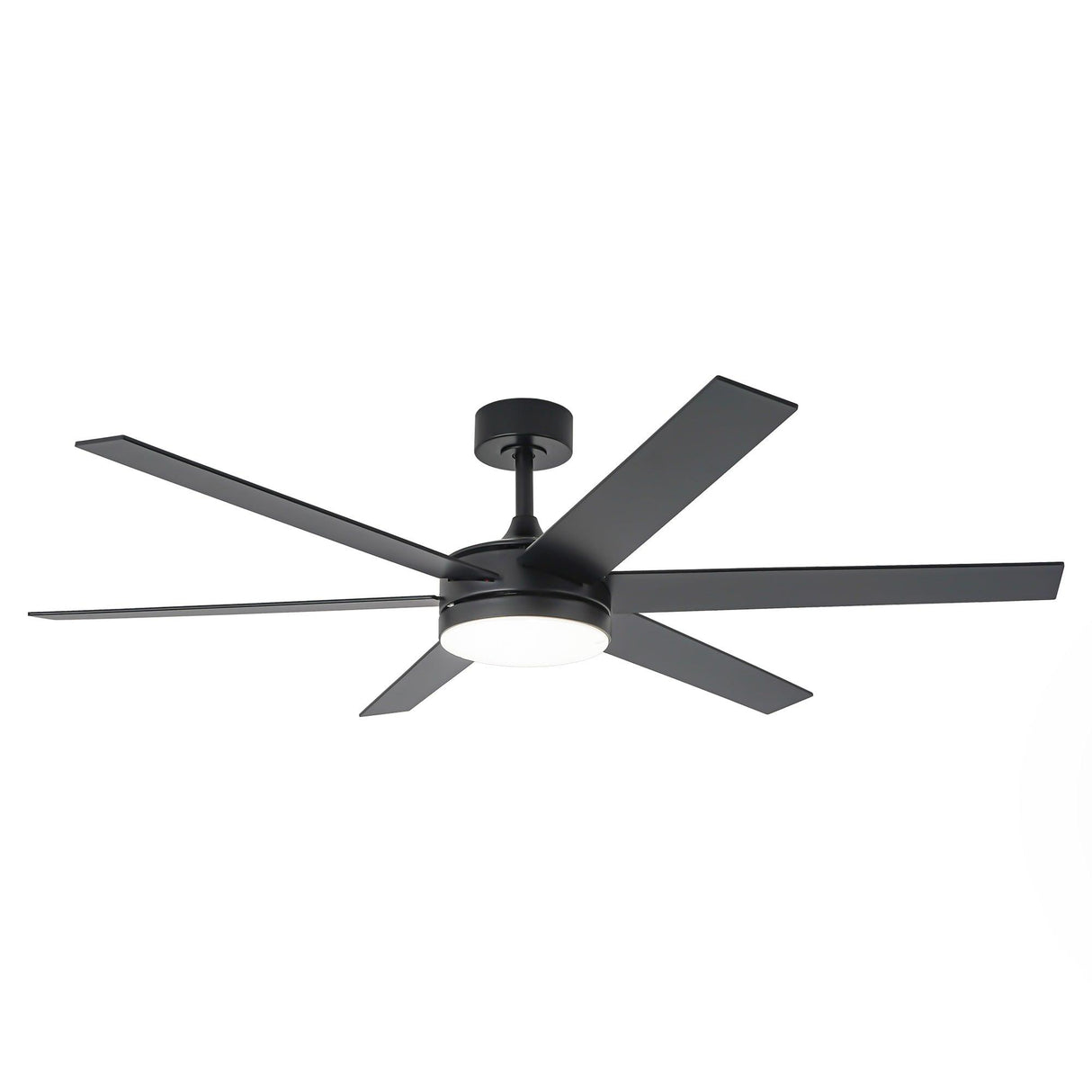 60" Volga DC Motor 6 Blades Modern Downrod Mount Ceiling Fan with Remote Control