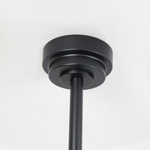 Vaczon 52 Inch DC Motor Industrial Downrod Ceiling Fan with Light and Remote Control