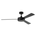 52" Midtown Industrial DC Motor Downrod Mount Reversible Ceiling Fan With Remote Control