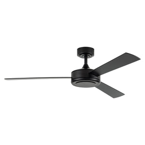 52" Midtown Industrial DC Motor Downrod Mount Reversible Ceiling Fan With Remote Control