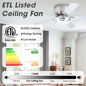 52" Vaczon 5 Blades with LED Light and Remote Control