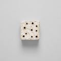 Ceramic Frog Block, White Patina