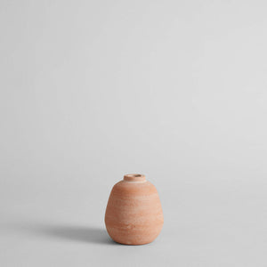 Terra Cotta Bud Vase, Whitewash