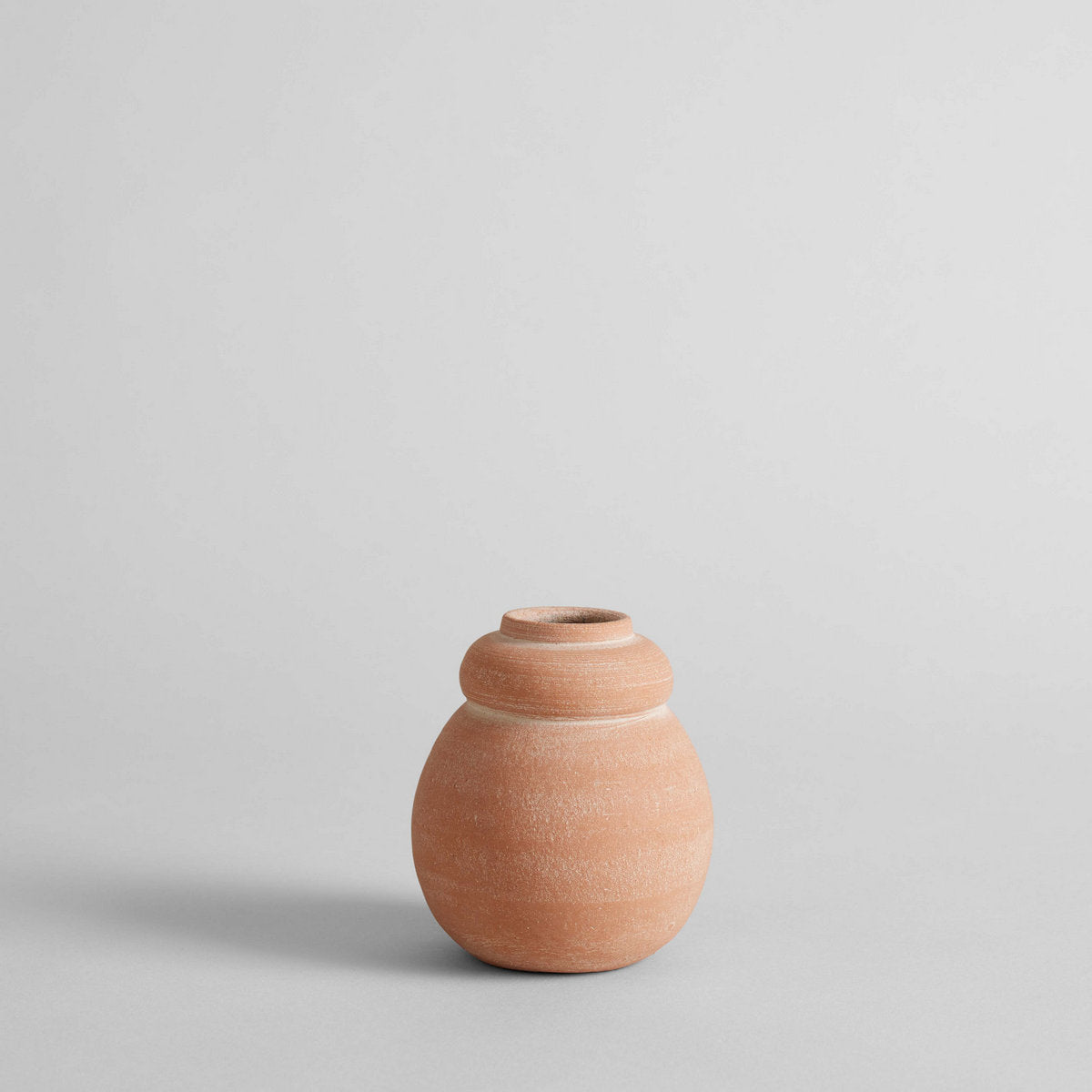 Terra Cotta Bud Vase, Whitewash