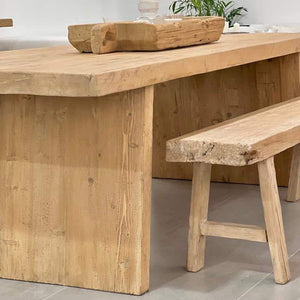 Vintage Elm Dining Table