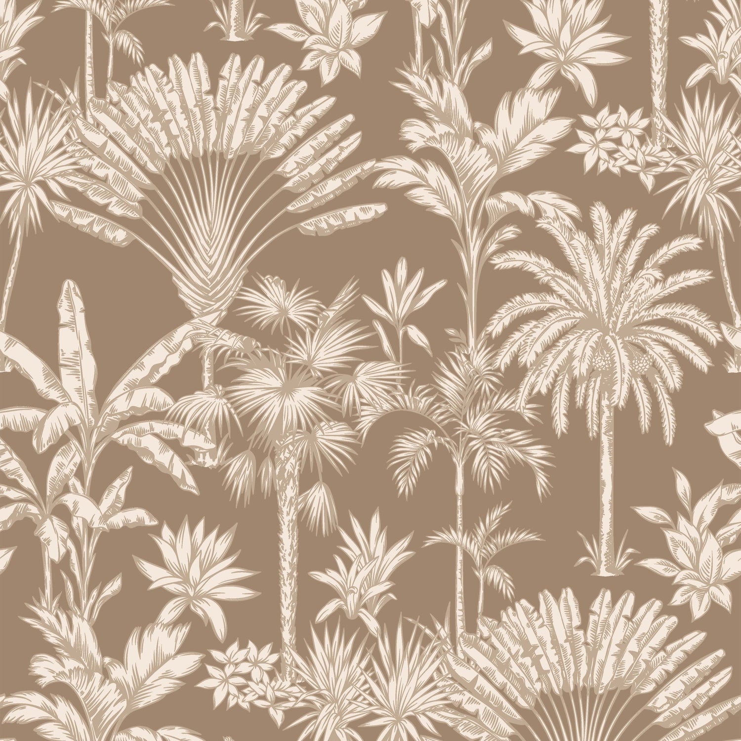 Tropical Foliage Wallpaper Vintage Tropical Palm Wallpaper