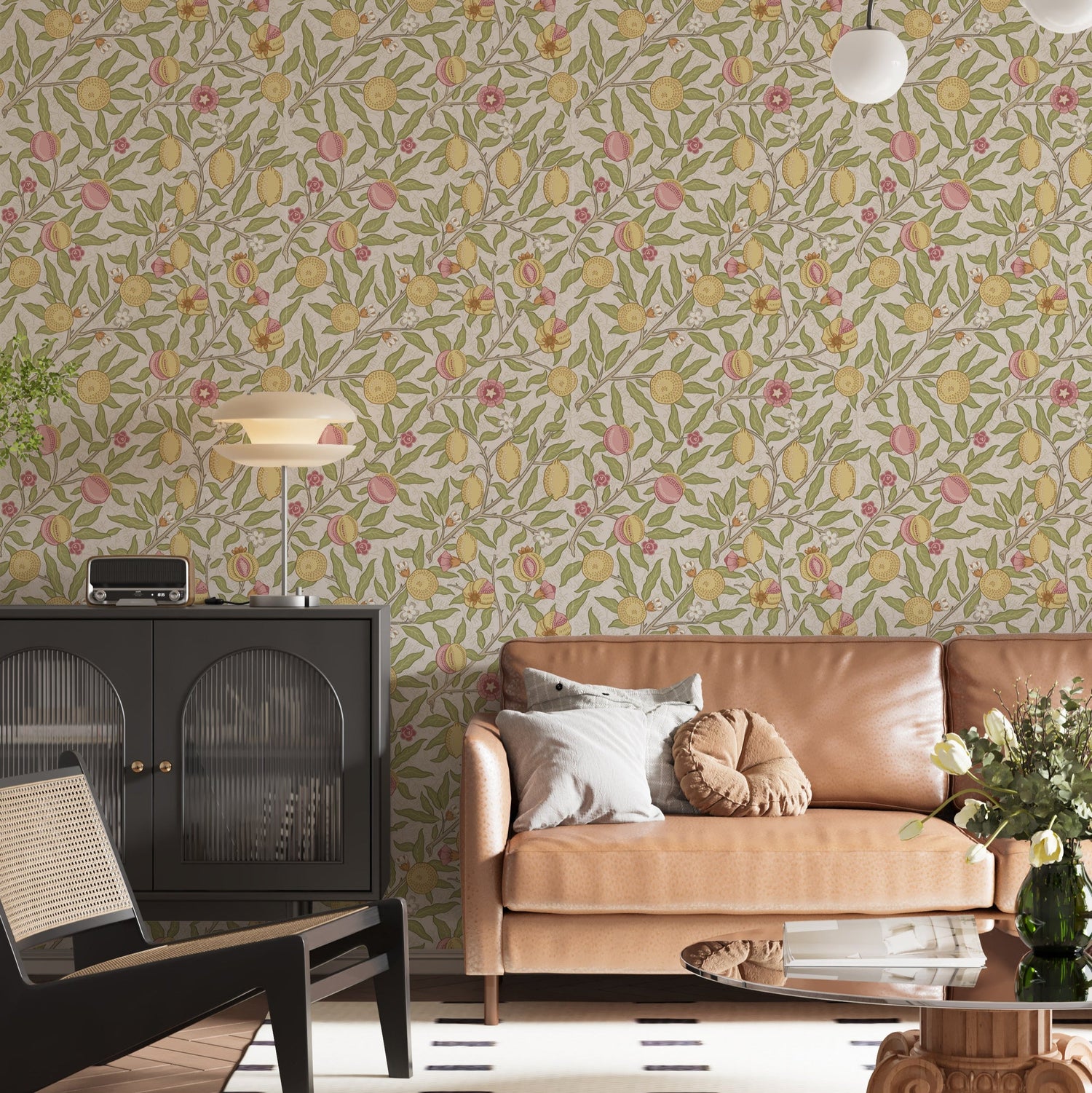 William Morris Tropical Fruit Wallpaper Peel and Stick