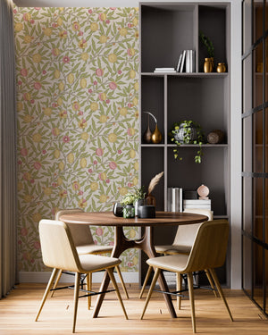 William Morris Tropical Fruit Wallpaper Peel and Stick
