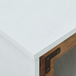 Abigail 58" Farmhouse 4 Door TV Stand