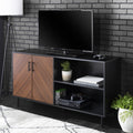 Bookmatch Asymmetrical Sideboard / TV Stand