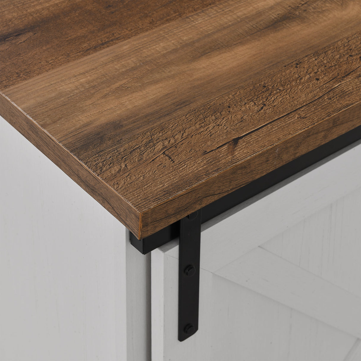 70" Sliding Barn Door TV Console