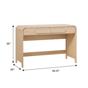 Chantelle Modern Curved Writing Desk