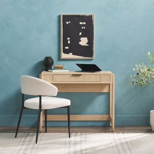 Holmes Modern Scandinavian Reeded Writing Standing Desk
