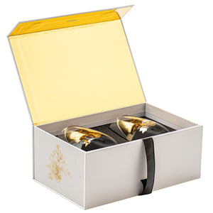 Delft Stemless Wine Glass - Boxed Set of 2