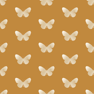 Gold Yellow Butterfly Wallpaper
