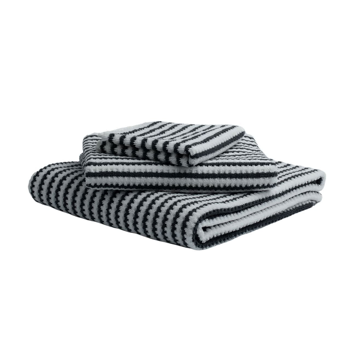Waffle Fume Ivory Stripe