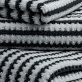 Waffle Fume Ivory Stripe