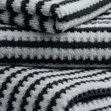 Waffle Fume Ivory Stripe