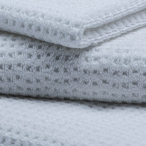 Waffle White Linen/Cotton