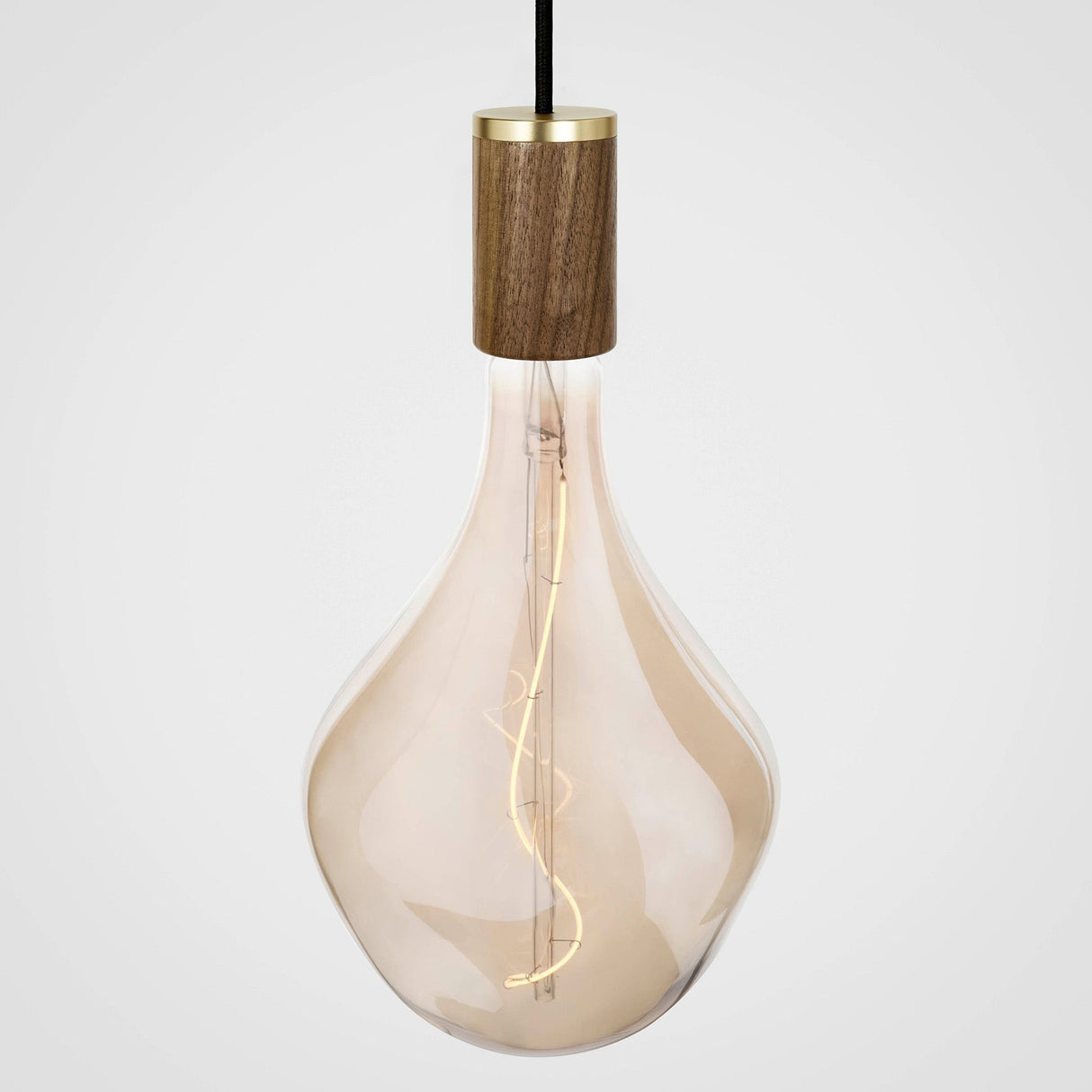 Nine Pendant in Walnut + Voronoi II