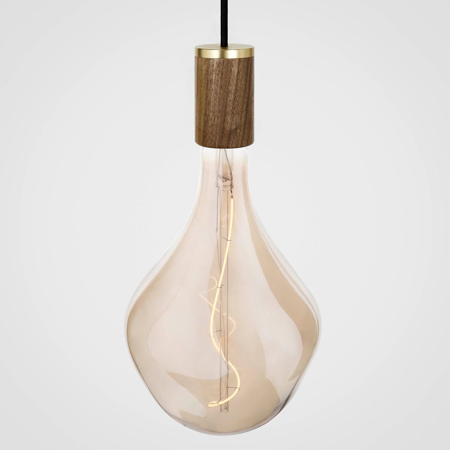 Nine Pendant in Walnut + Voronoi II