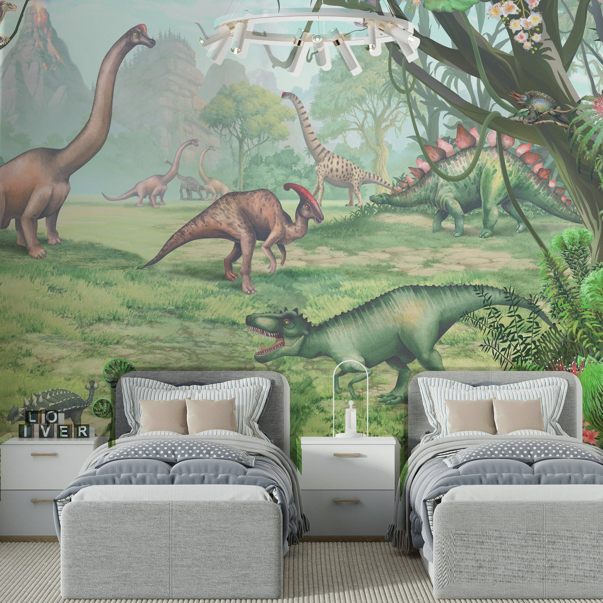 Jurassic Period Dinosaur Wallpaper Mural