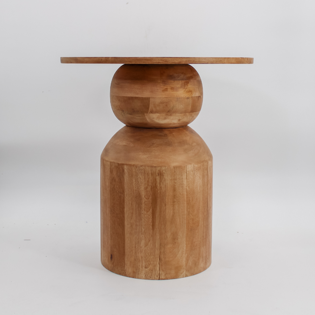 Natural Wooden Accent Table