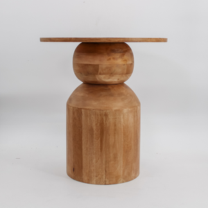 Natural Wooden Accent Table