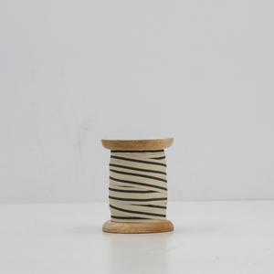 Ribbon in Cream and Black