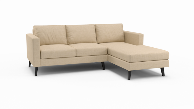 Wilfred| Sectional Right Arm Chaise | 102" x 72" | Latex | Eco-Friendly | STYLNN®️