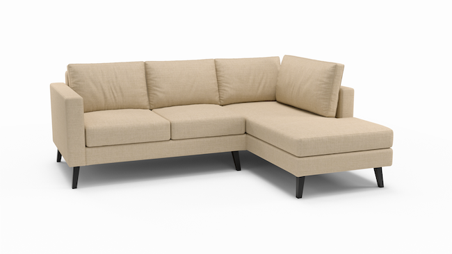 Wilfred | Sectional Right Sofa Bumper | 94" x 80" | Latex | Eco-Friendly | STYLNN®️