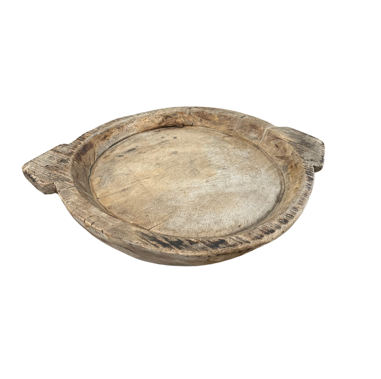 Wood Two Handle Parat - Small