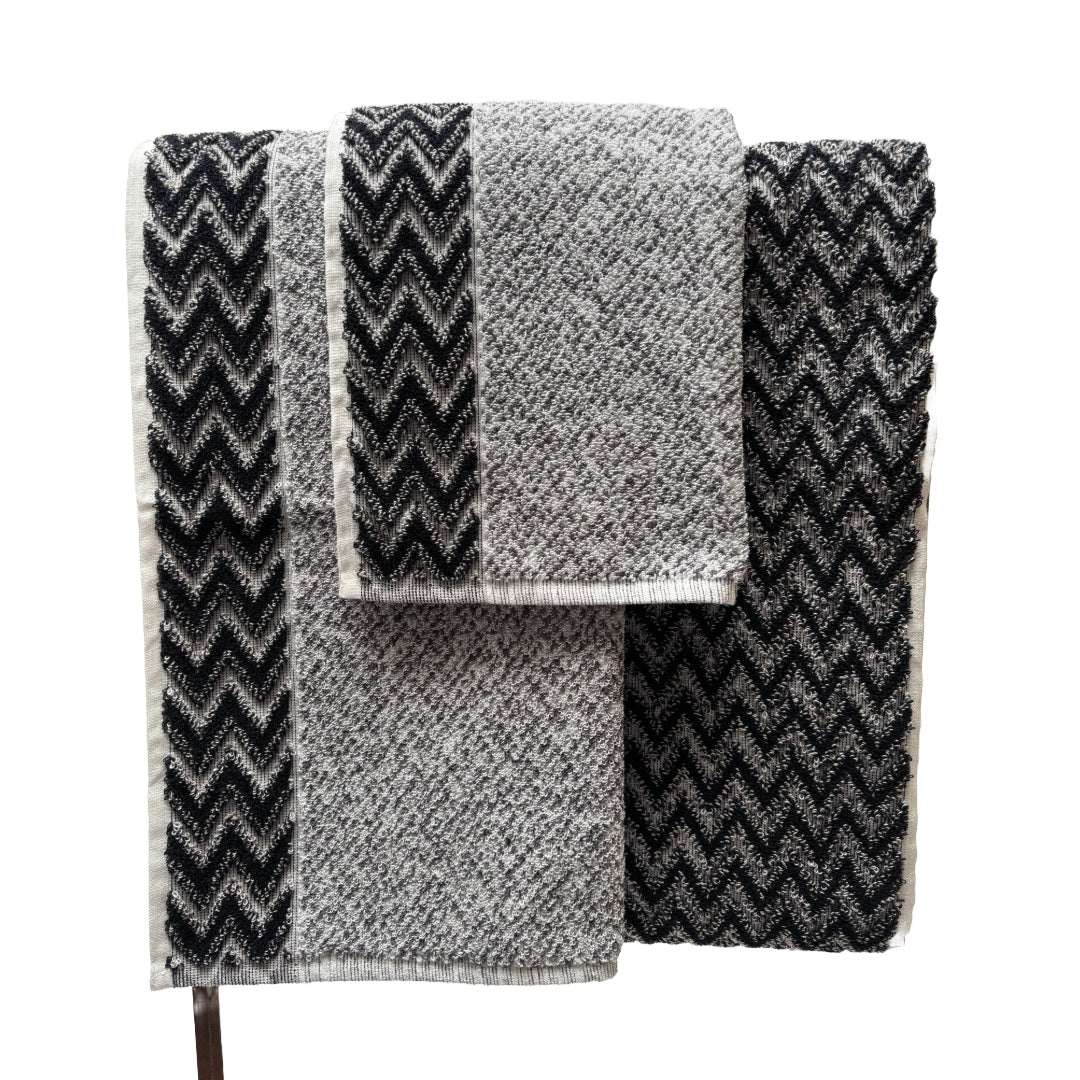 Zig Zag Tweed Fume Melange