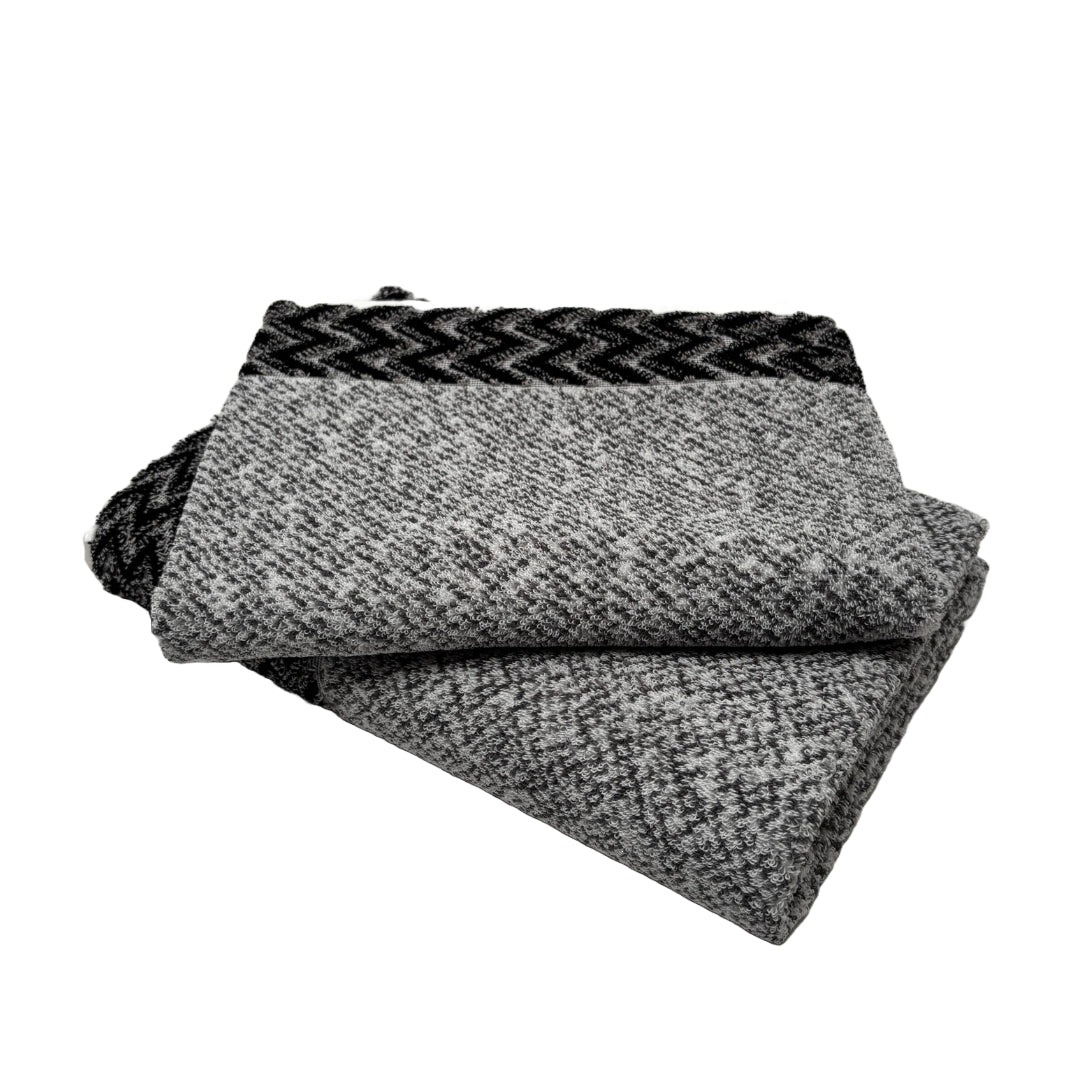 Zig Zag Tweed Fume Melange