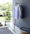 Leaning Clothes Hanger (64" H)  - Steel + Wood