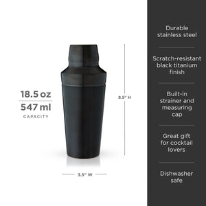 Professional Titanium Cocktail Shaker