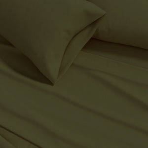 Cotton Solid Flannel Sheet - Nordic Collection