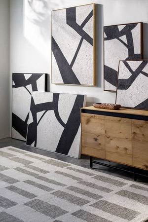 Whitnee Silver Wall Art Piece