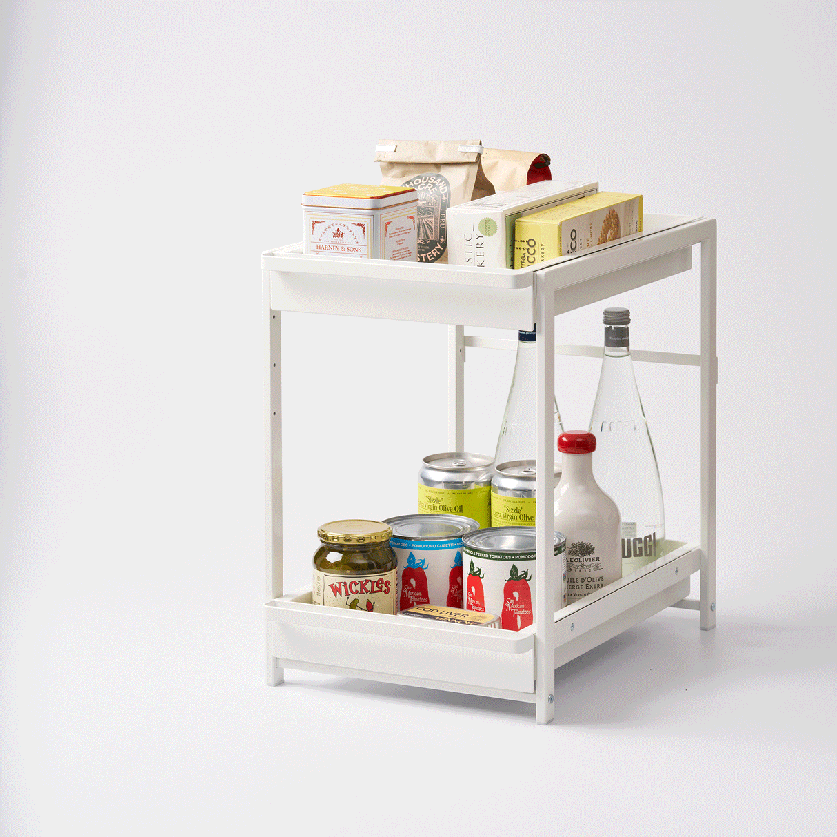 Two-Tier Pull-Out Shelf - Steel