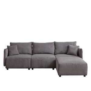 Walker Edison | Minimalist Modular Cloud Couch with Chaise