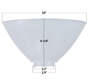 10 Inch Diameter Reflector-Type Replacement Shade