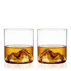 Mountain Crystal Tumblers Set of 2